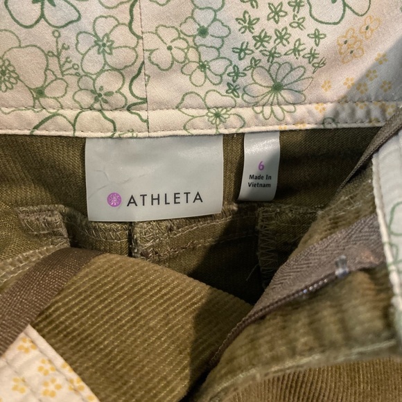 Athleta corduroy green skirt size 6 - Picture 4 of 4